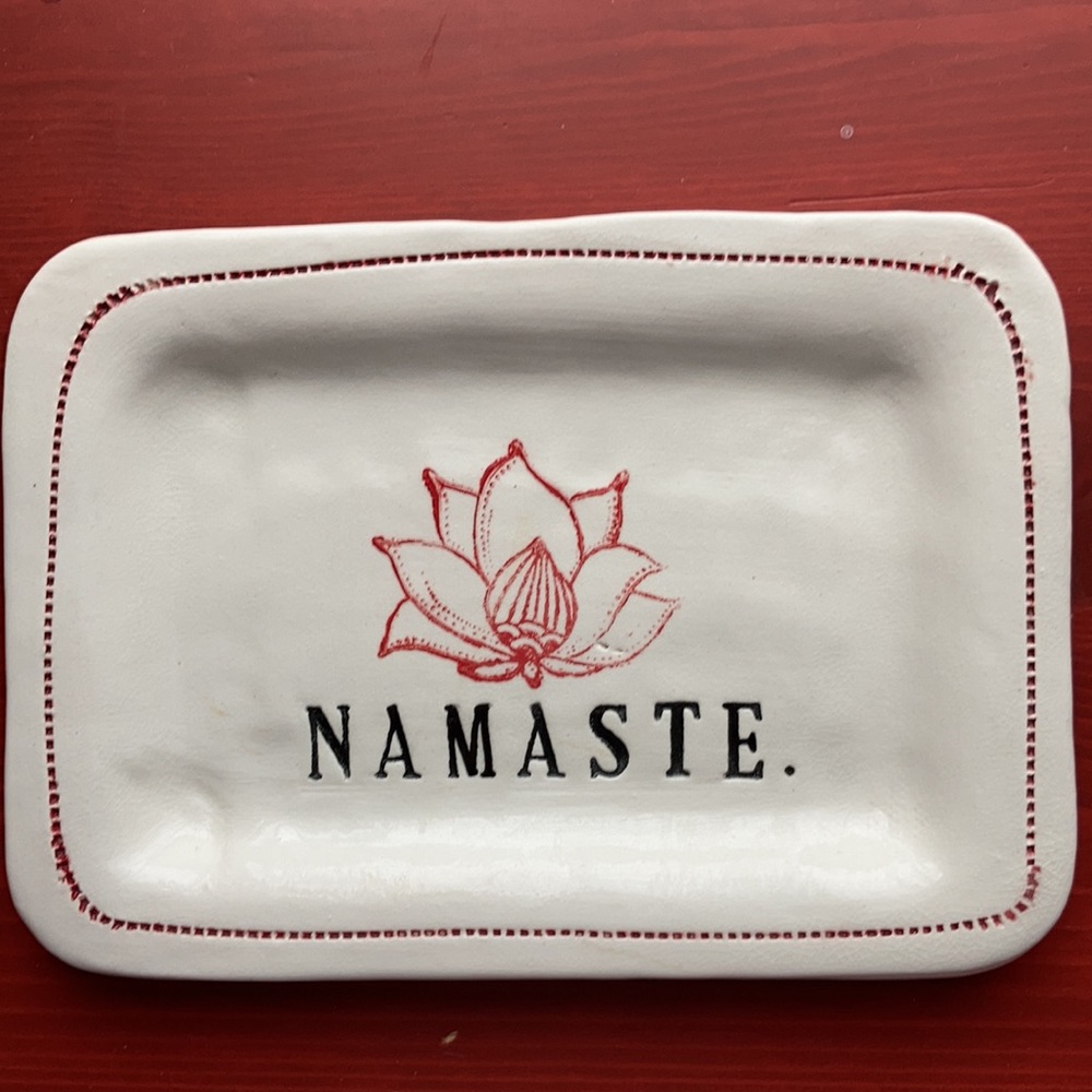 Honestly porcelain handcrafted dish